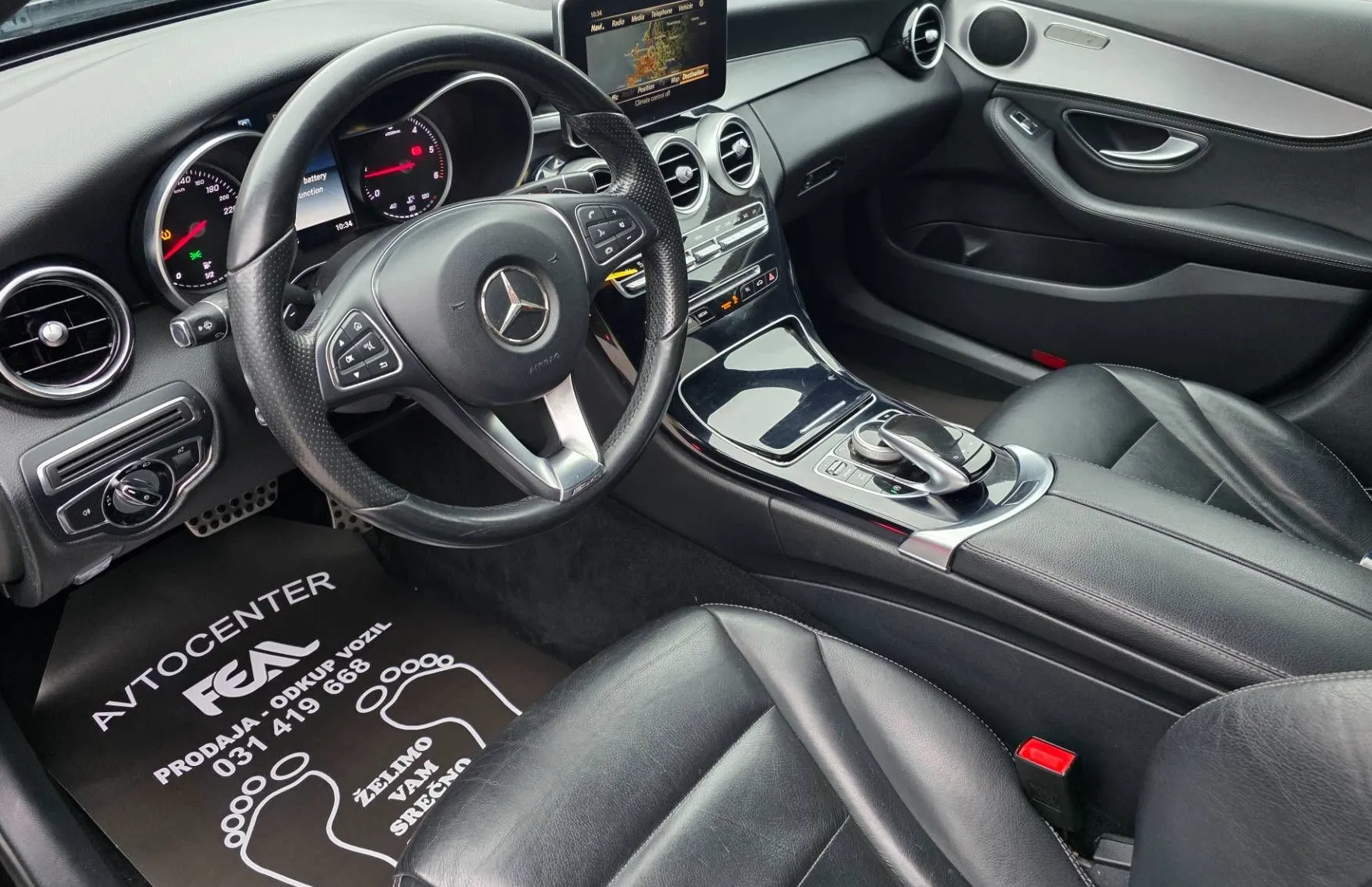 Zunanja slika - Mercedes-Benz C-Razred - 250CDI-AVT-AMG LINE-1 LASTNIK-SERVISNA KNJIGA-ACC - 10