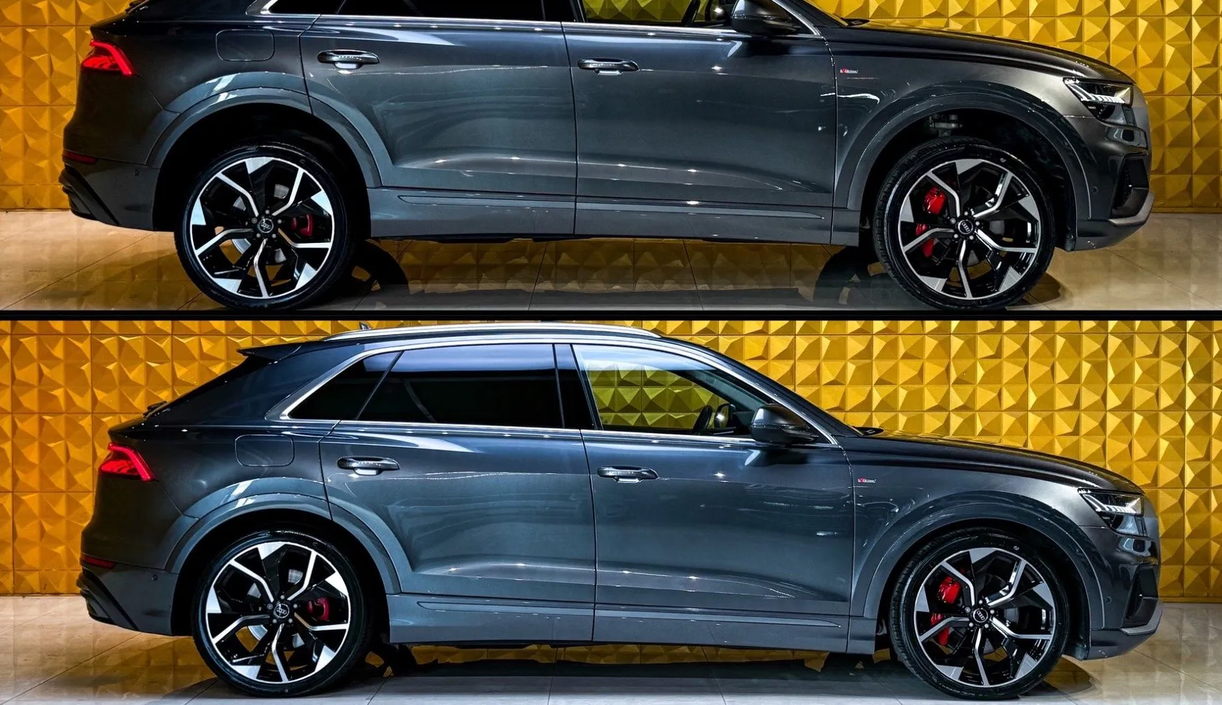 Zunanja slika - Audi Q8 - 50TDI Quattro SLine-4WS-ZRACNO-HLAJENJE-PAN-HEADUP - 10