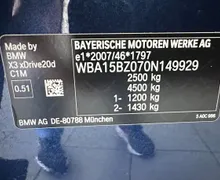 Zunanja slika - BMW X3 - serija : xDrive20d Avt. MSPORT.KAMERA.LED.USNJE.ACC.TOP - 3 - Predogledna slika