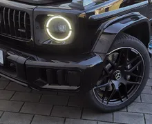 Zunanja slika - Mercedes-Benz G-Razred - 63 AMG V8 SUPERIOR•HLAJ-SED•KEYLESS•2X-TV•360•22C• - 11 - Predogledna slika