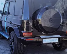 Zunanja slika - Mercedes-Benz G-Razred - 63 AMG V8 SUPERIOR•HLAJ-SED•KEYLESS•2X-TV•360•22C• - 3 - Predogledna slika