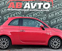 Zunanja slika - Fiat 500 - 1.2 8v Lounge+ALU+STR OKNO+LED+CITY+BREZPOLOGA+TOP - 4 - Predogledna slika