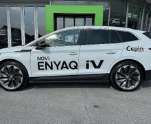 Zunanja slika - Škoda Enyaq - IV 80-PANO-ACC-360 KAM-TOPLOTNA - 6 - Predogledna slika