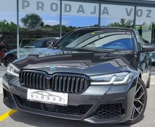 Zunanja slika - BMW Serija 5 - : 520d Avt.M-PAKET HEAD UP HLAJENJE KAMERA KEYLESS - 1 - Predogledna slika