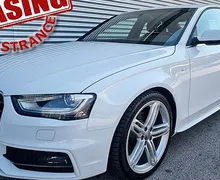 Zunanja slika - Audi A4 - 2.0 TDI-AUT+VELIKI SERVIS-S LINE-PERLA BEL+19COL - 1 - Predogledna slika