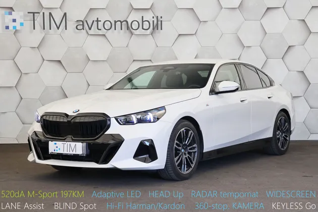 Zunanja slika - BMW Serija 5 - 5 Series 520dA M-Sport 197KM COCKPIT RADAR HEAD Up HarmanK - 1