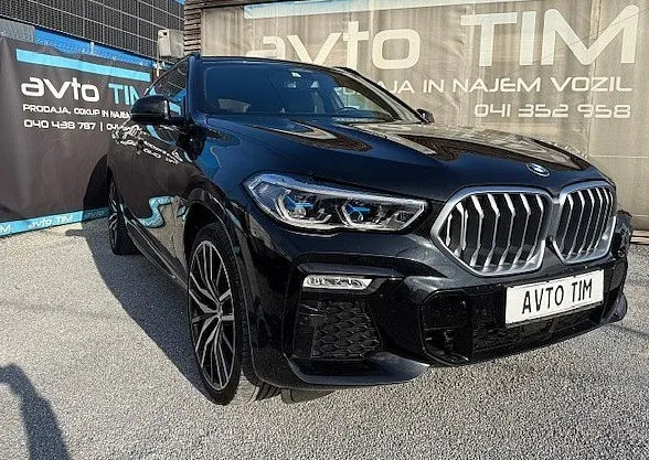 Zunanja slika - BMW serija X6: - xDrive40d Adapt. Zračno ACC Pano LASER NIGHTVISION - 1