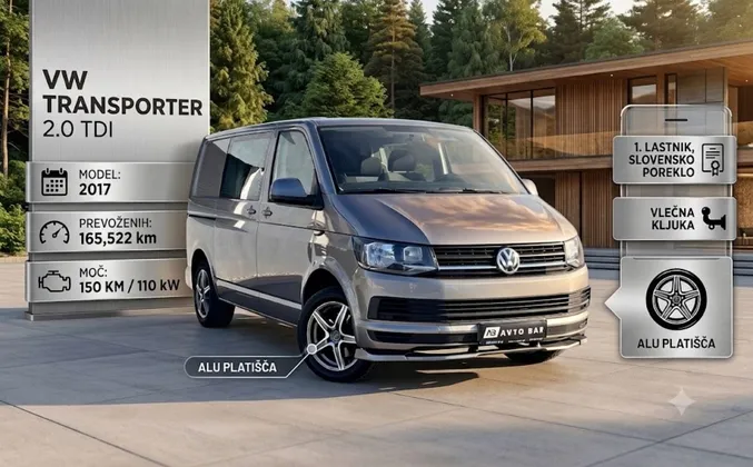 Zunanja slika - Volkswagen Transporter - 2.0 TDI+150KM+SLO+1.LAST+KAMERA... - 1