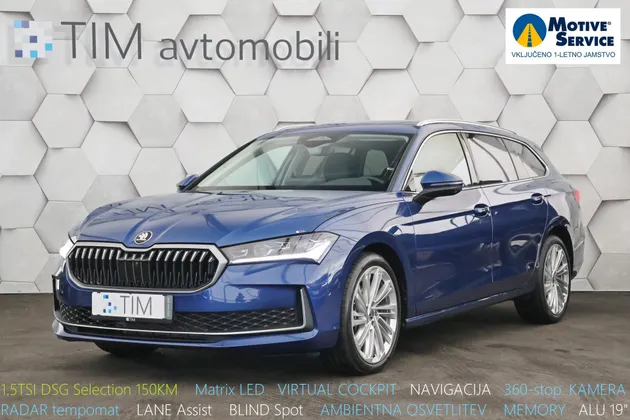 Zunanja slika - Škoda Superb - 1.5 TSI DSG Selection 150KM - 1