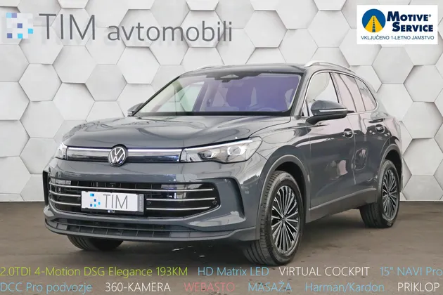Zunanja slika - Volkswagen Tiguan - 2.0 TDI 4-Motion DSG Elegance 193KM - 1
