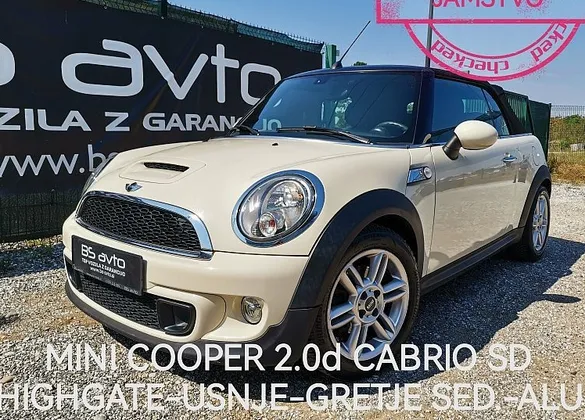 Zunanja slika - MINI Cabrio - COOPER 2.0 SD Highgate-USNJE-GRETJE SED.-EL.STREHA - 1