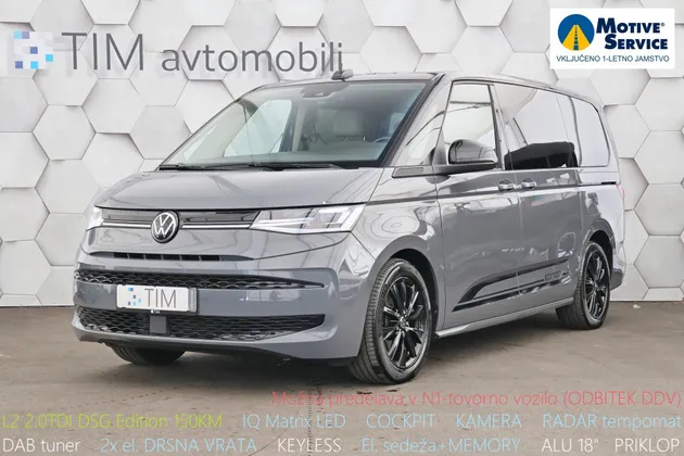 Zunanja slika - Volkswagen Multivan - T7 L2 2.0 TDI DSG Edition 150KM - 1