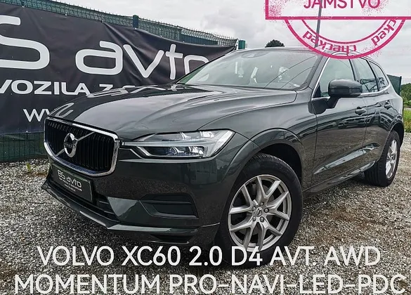 Zunanja slika - Volvo XC60 - D4 AUT AWDMomentumPRO-LED-NAVI-PDC-GRETJE SED.-ALU - 1