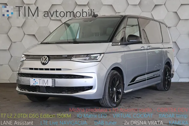 Zunanja slika - VW Multivan - T7 L2 2.0 TDI DSG Edition 150KM - 1