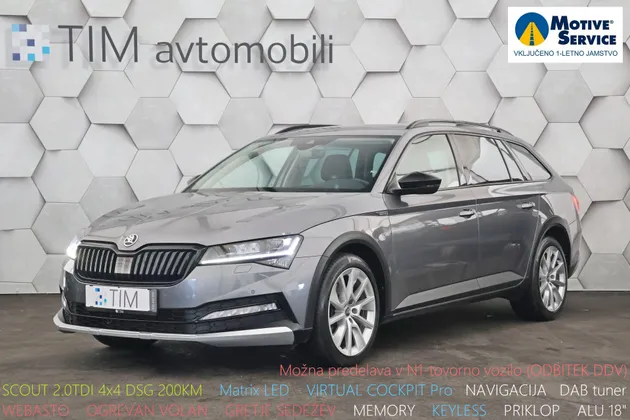 Zunanja slika - Škoda Superb Scout - 2.0 TDI 4x4 DSG 200KM - 1