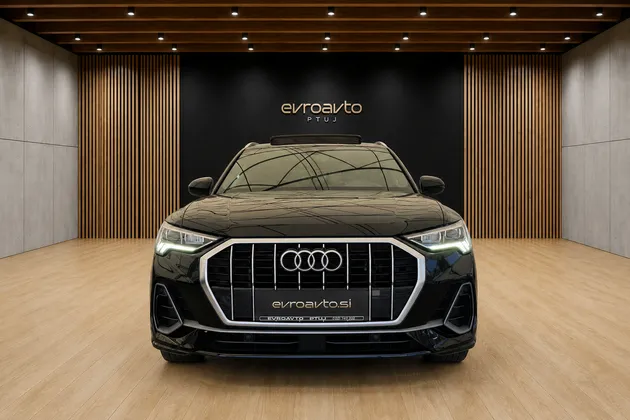 Zunanja slika - Audi Q3 - 35 TDI S line•Panoramska streha•Aktivni tempom KGV - 1