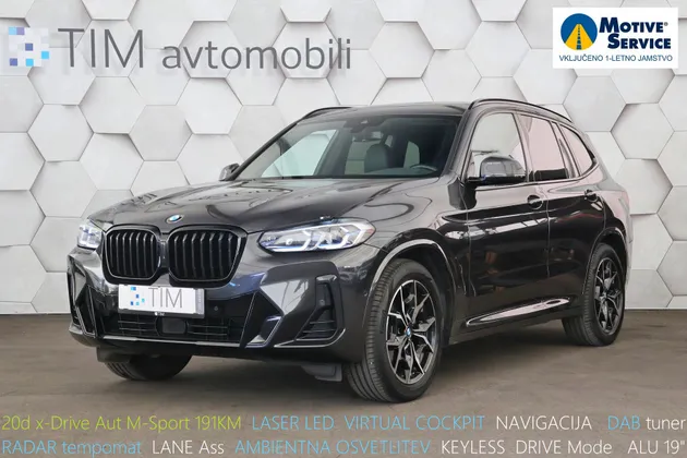 Zunanja slika - BMW X3 - 20d x-Drive Aut M-Sport 197KM - 1