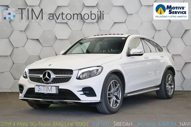 Zunanja slika - Mercedes-Benz GLC Coupe - GLC-Razred 220d 4-Matic 9G-Tronic AMG Line 170KM - 1