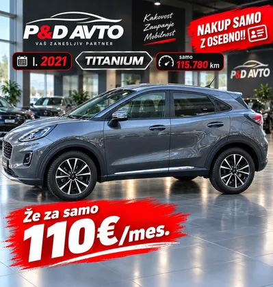 Zunanja slika - Ford Puma - 1,0 EcoBoost MHEV Titanium - 1