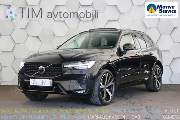Zunanja slika - Volvo XC60 - B4D AWD Geartronic R-Design DARK Plus 197KM - 1
