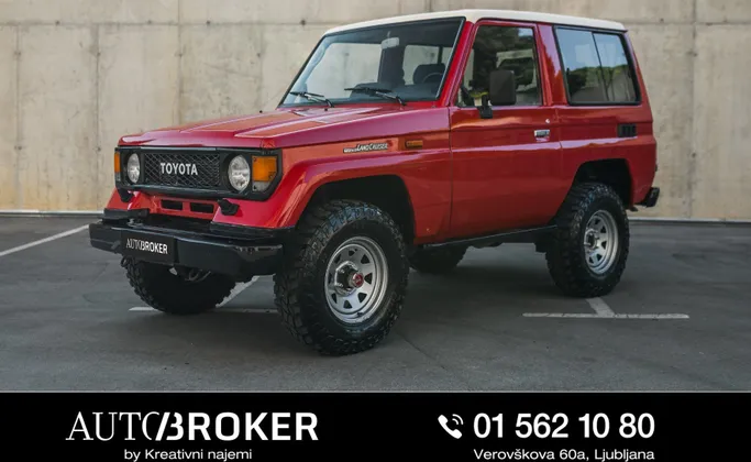 Zunanja slika - Toyota Land Cruiser - 2.4 TD LJ70 oldtimer 1988 robustna 4x4 klasika - 1
