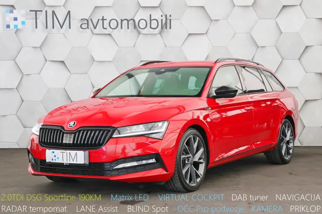 Zunanja slika - Škoda Superb - 2.0 TDI DSG Sportline 191KM - 1
