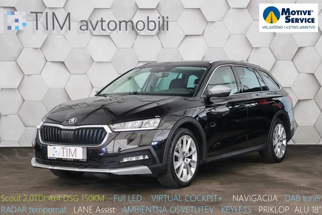 Zunanja slika - Škoda Octavia - Combi Scout 2.0 TDI 4X4 DSG 200KM - 1