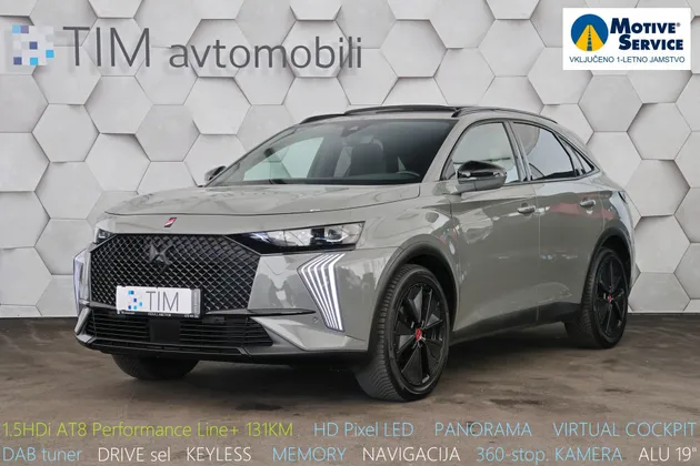Zunanja slika - DS DS7 - 1.5 Blue-HDi AT8 Performance Line+ 131KM - 1