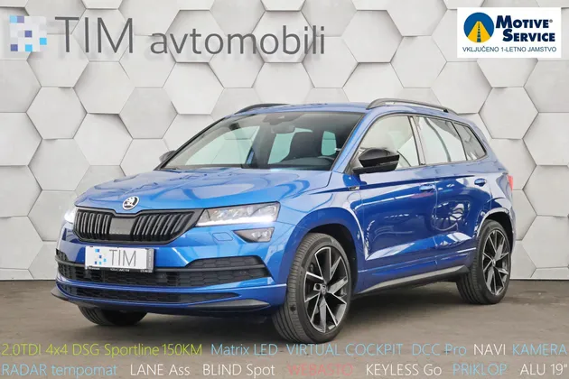 Zunanja slika - Škoda Karoq - 2.0 TDI 4x4 DSG Sportline 150KM - 1
